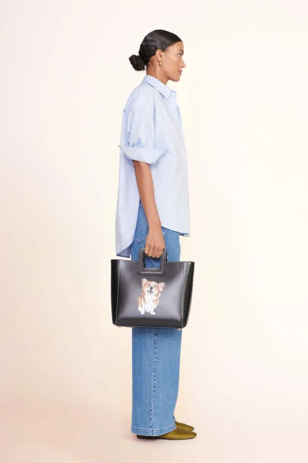 STAUD CUSTOM X CBONZ CLASSIC OVERSIZED SHIRT Oxford Blue Pet Custom Clothing STAUD CUSTOM X CBONZ CLASSIC OVERSIZED SHIRT Oxford Blue Pet Custom Clothing
