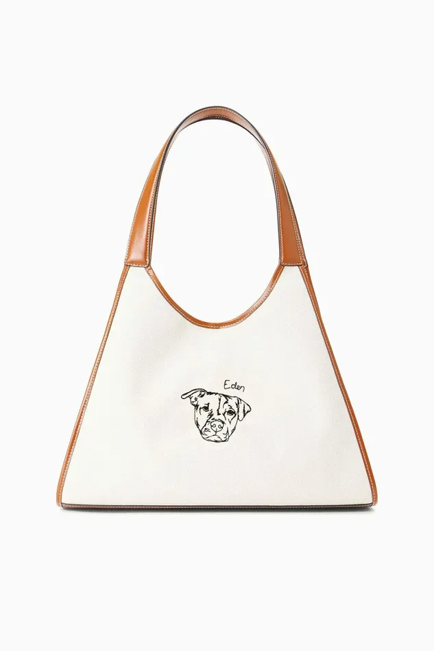 STAUD CUSTOM X CBONZ SOFT REY BAG Cream Tan Women Custom Handbags