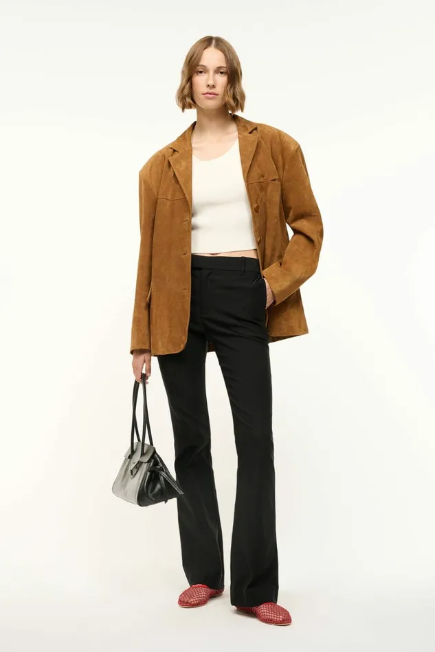 STAUD KAT PANT Black Women Pants and Shorts STAUD KAT PANT Black Women Pants and Shorts
