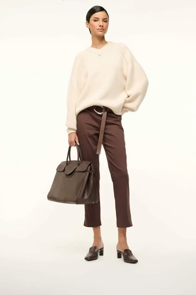 STAUD LEE LOAFER MULE Espresso Women Mules and Flats STAUD LEE LOAFER MULE Espresso Women Mules and Flats