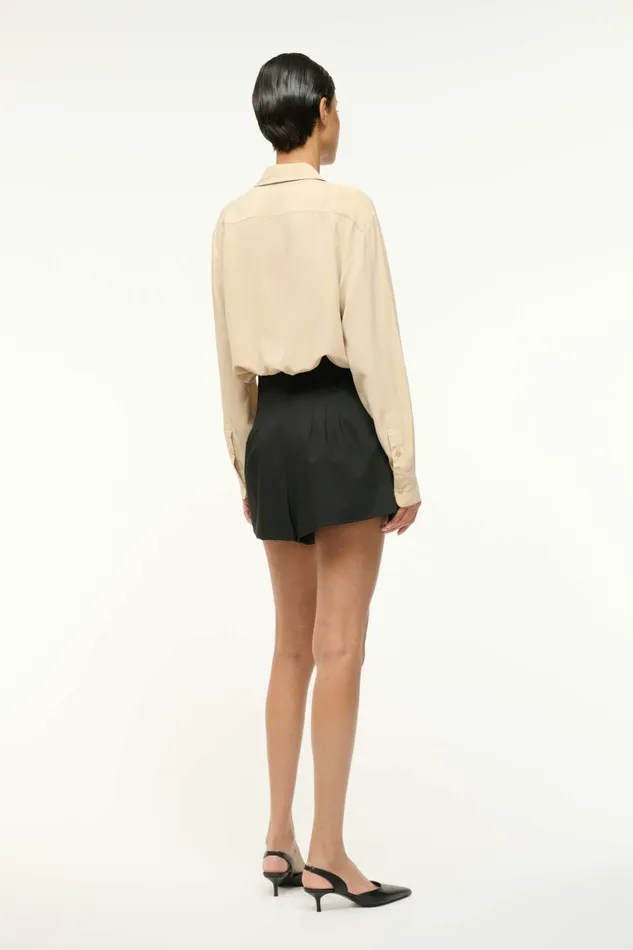 STAUD MAGPIE SHORTS Black Women Pants and Shorts