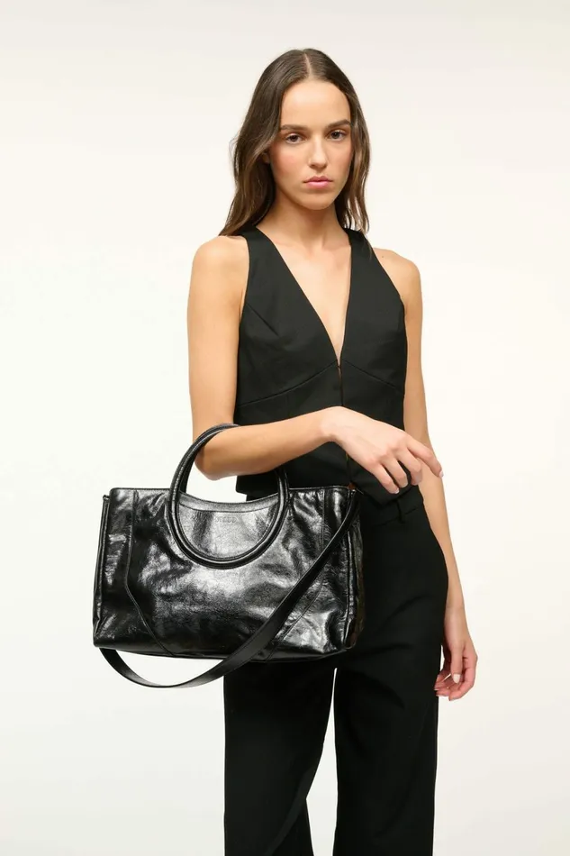STAUD MAUDE SATCHEL Black Women Carryalls
