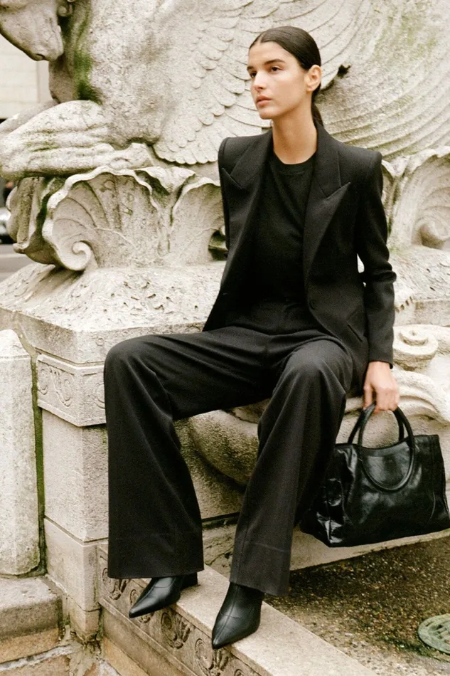 STAUD MAUDE SATCHEL Black Women Carryalls