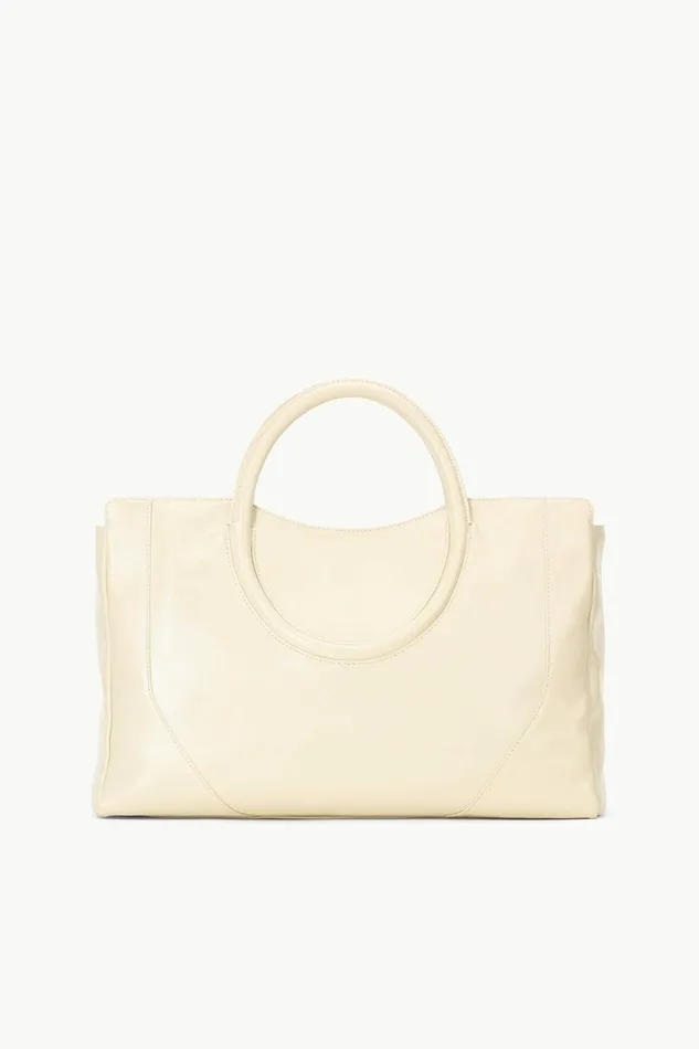 STAUD MAUDE SATCHEL Cream Women Essentials STAUD MAUDE SATCHEL Cream Women Essentials