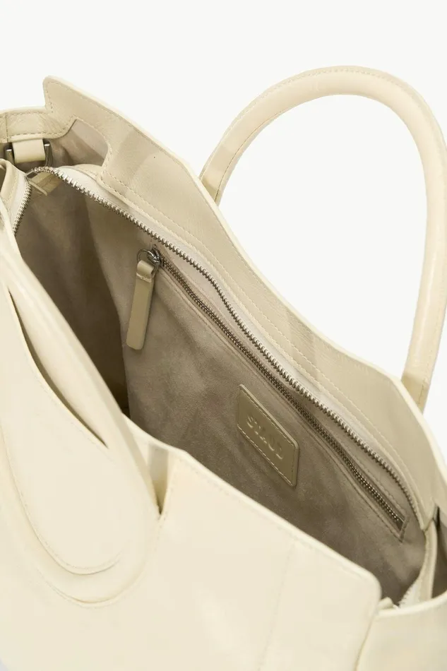 STAUD MAUDE SATCHEL Cream Women Essentials STAUD MAUDE SATCHEL Cream Women Essentials