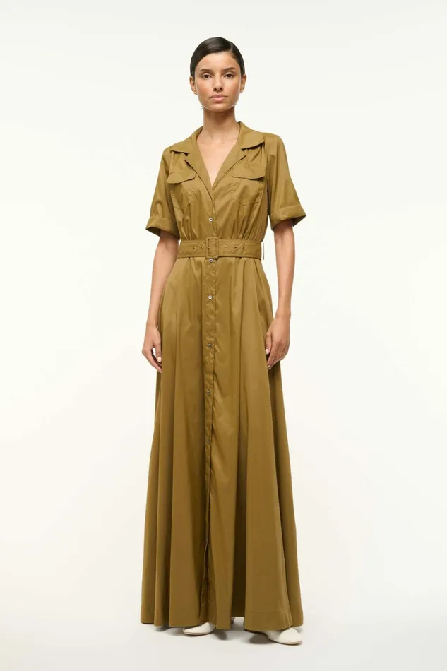 STAUD MILLIE DRESS Caper Women Dresses