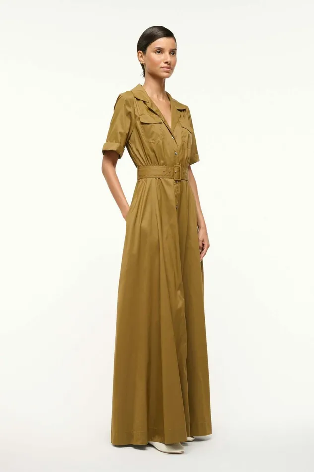STAUD MILLIE DRESS Caper Women Dresses
