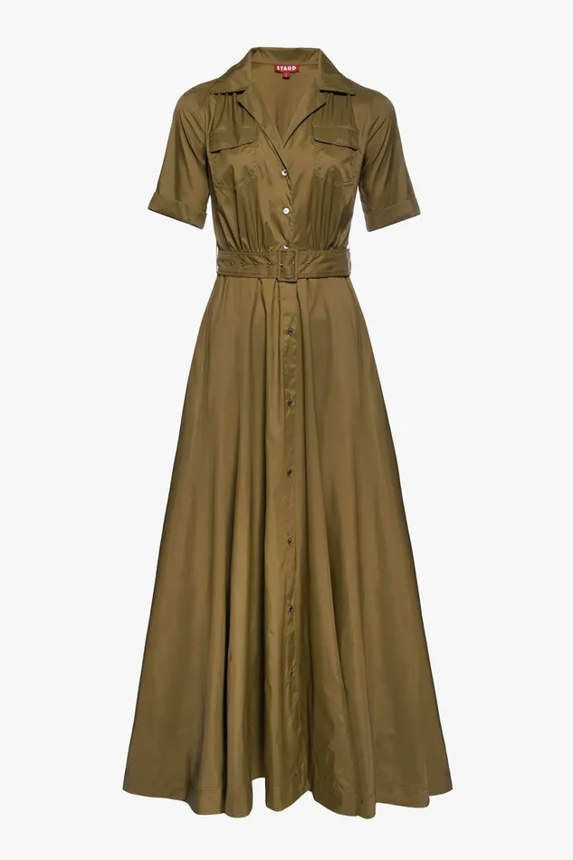 STAUD MILLIE DRESS Caper Women Dresses