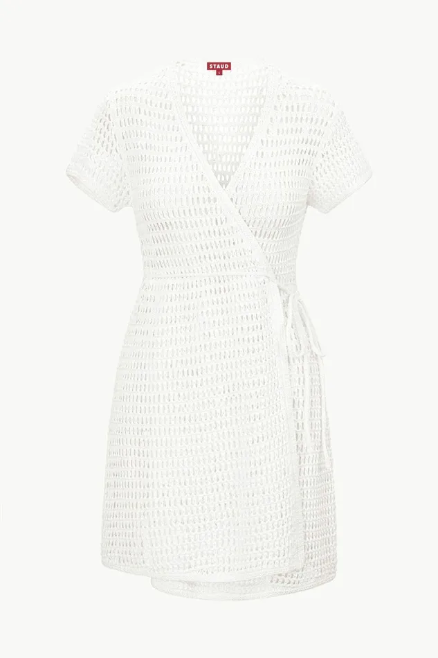 STAUD SPRITZ COVERUP DRESS Ivory Women CoverUps STAUD SPRITZ COVERUP DRESS Ivory Women CoverUps