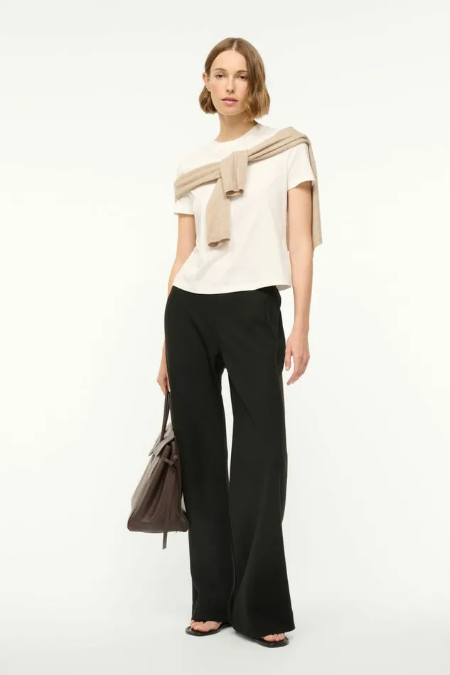 STAUD STROLL PANT Black Women Pants and Shorts
