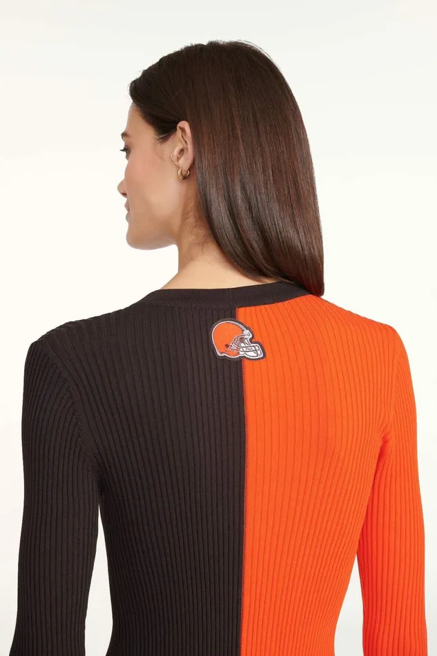 STAUD THE NFL SHOKO SWEATER Cleveland Browns Women Dresses