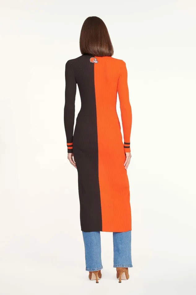 STAUD THE NFL SHOKO SWEATER Cleveland Browns Women Dresses