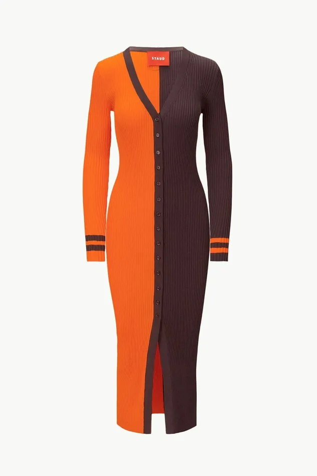 STAUD THE NFL SHOKO SWEATER Cleveland Browns Women Dresses