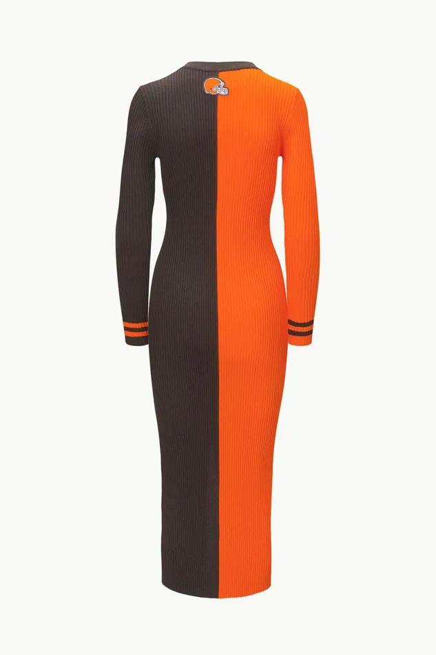 STAUD THE NFL SHOKO SWEATER Cleveland Browns Women Dresses
