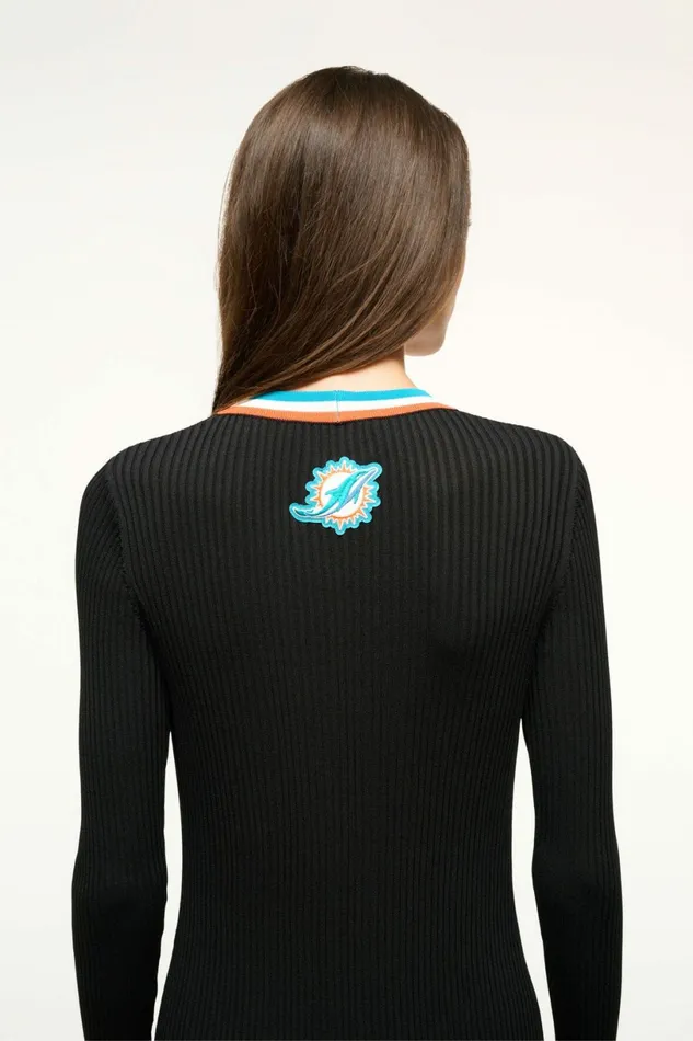 STAUD THE NFL SHOKO SWEATER Dolphins Women Dresses