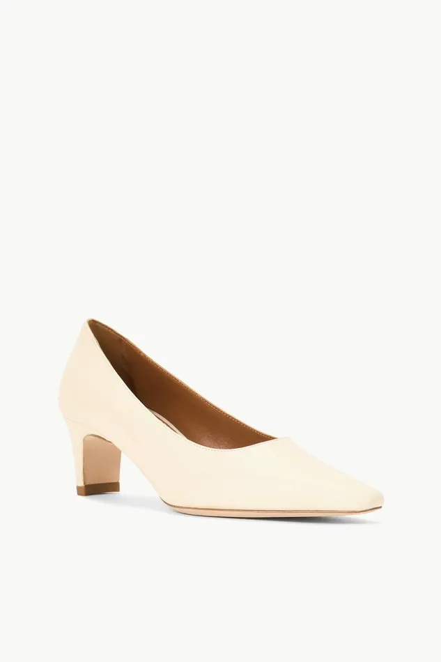 STAUD WALLY PUMP Cream Women Heels STAUD WALLY PUMP Cream Women Heels