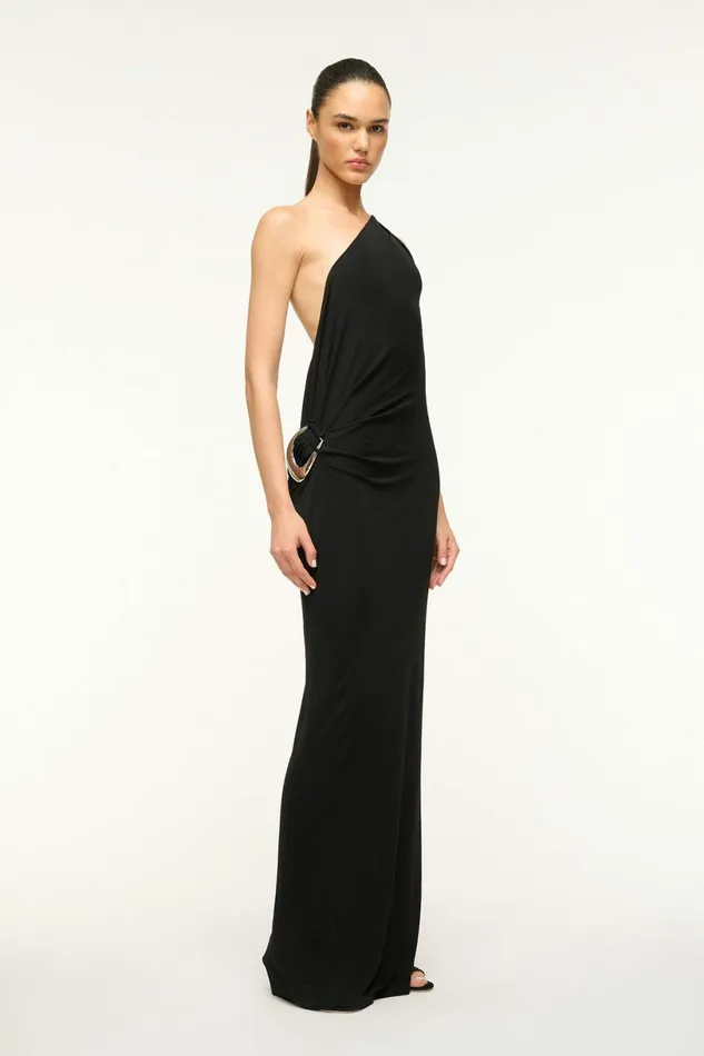 STAUD ZENITH DRESS Black Women Dresses STAUD ZENITH DRESS Black Women Dresses