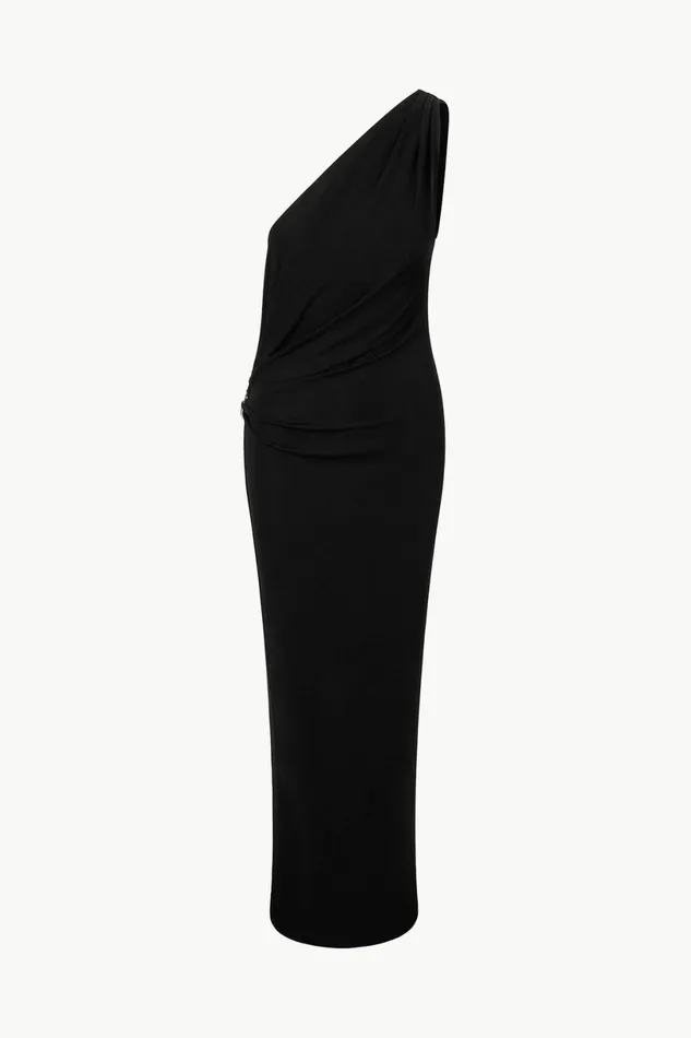 STAUD ZENITH DRESS Black Women Dresses STAUD ZENITH DRESS Black Women Dresses
