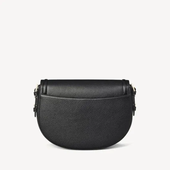 Stella Satchel Black Pebble Women Aspinal Of London Shoulder
