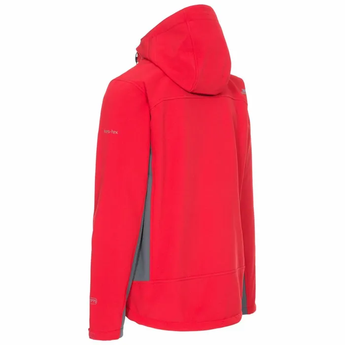 Strathy II Softshell Jacket Red Men Trespass Softshell Jackets
