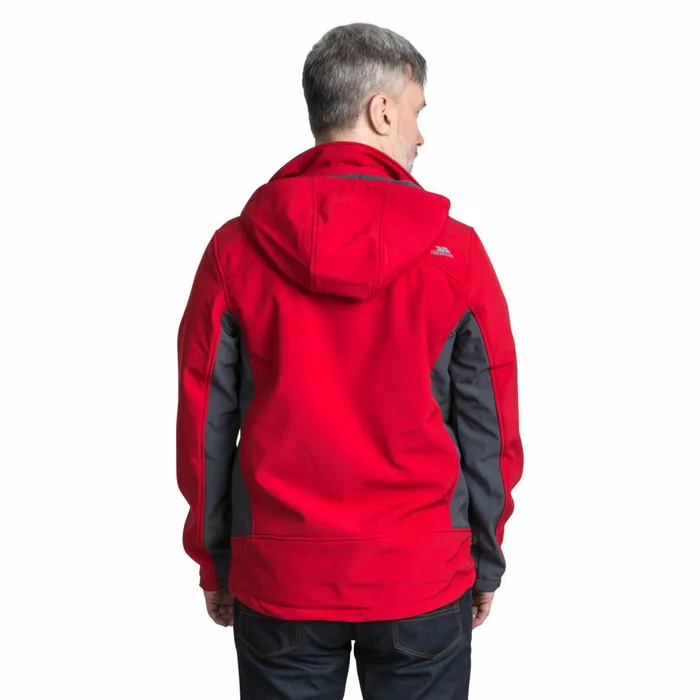 Strathy II Softshell Jacket Red Men Trespass Softshell Jackets