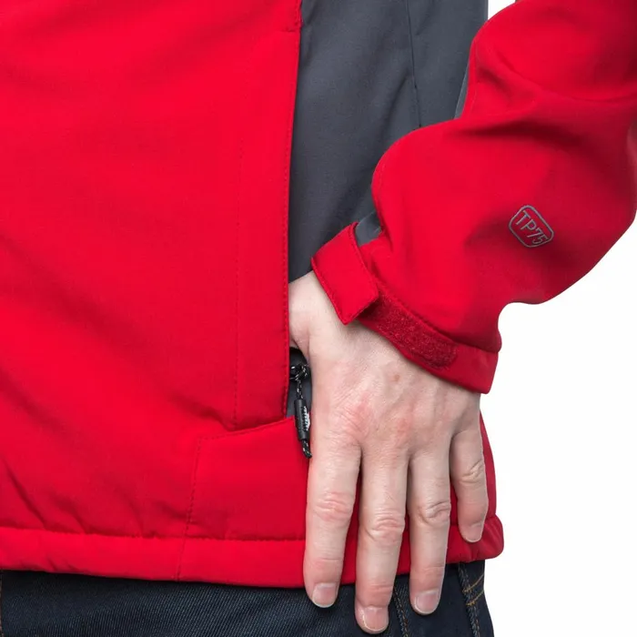 Strathy II Softshell Jacket Red Men Trespass Softshell Jackets