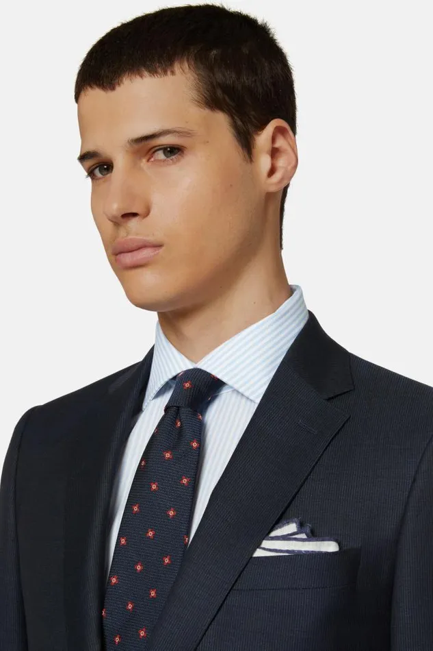 Suits Men Boggi Milano Blue Pure Wool Suit Navy Blue Suits Men Boggi Milano Blue Pure Wool Suit Navy Blue