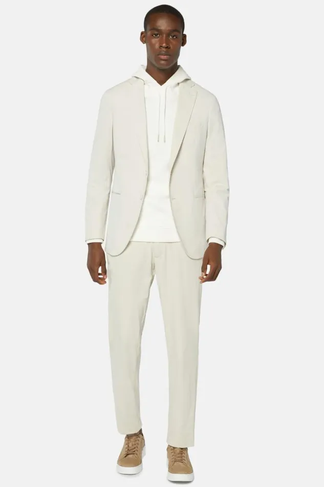 Suits Men Boggi Milano White B Tech Stretch Nylon Suit White