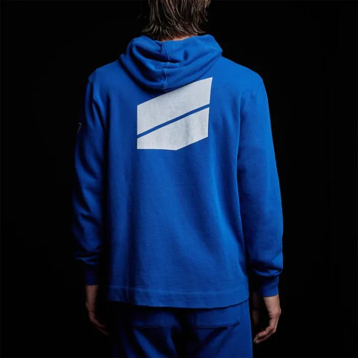 Sweat TopsBottoms Men James Perse YOSEMITE French Terry Pullover Hoodie Royal Bluewhite