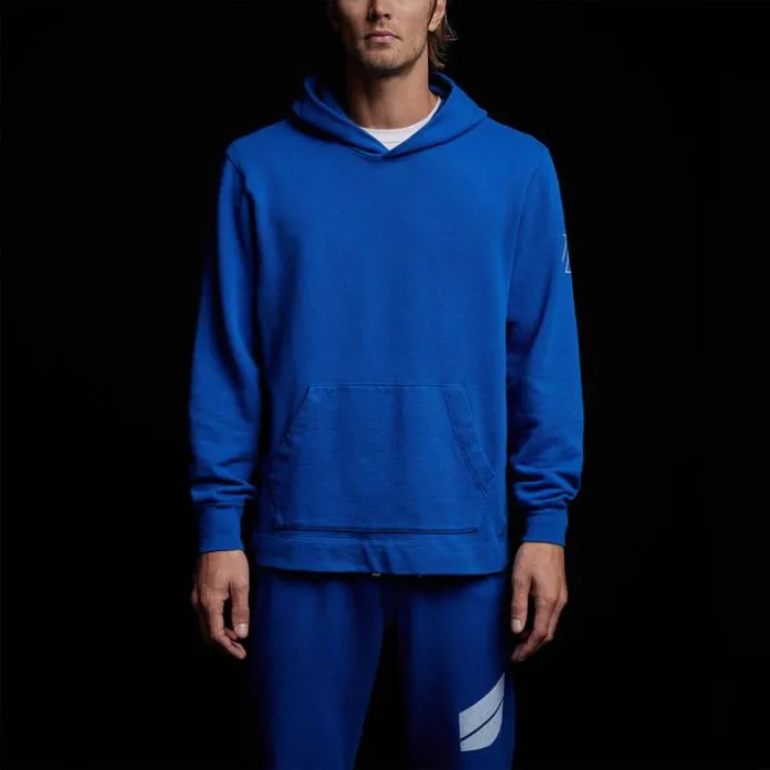 Sweat TopsBottoms Men James Perse YOSEMITE French Terry Pullover Hoodie Royal Bluewhite