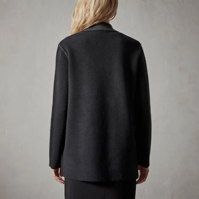 Sweaters Women James Perse Montecito Sweater Jacket Blackanthracite