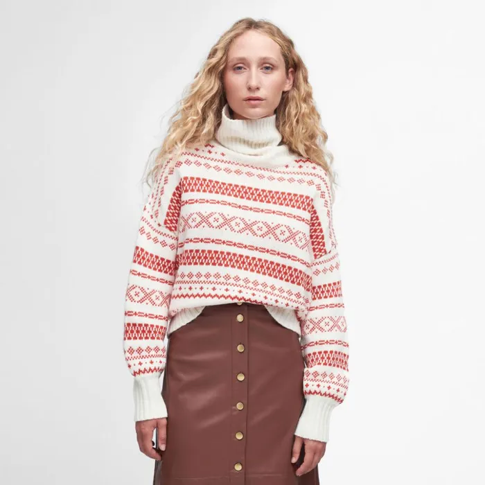 Sweaters Women Orvis Barbour Jeanne Knit Sweater Aran