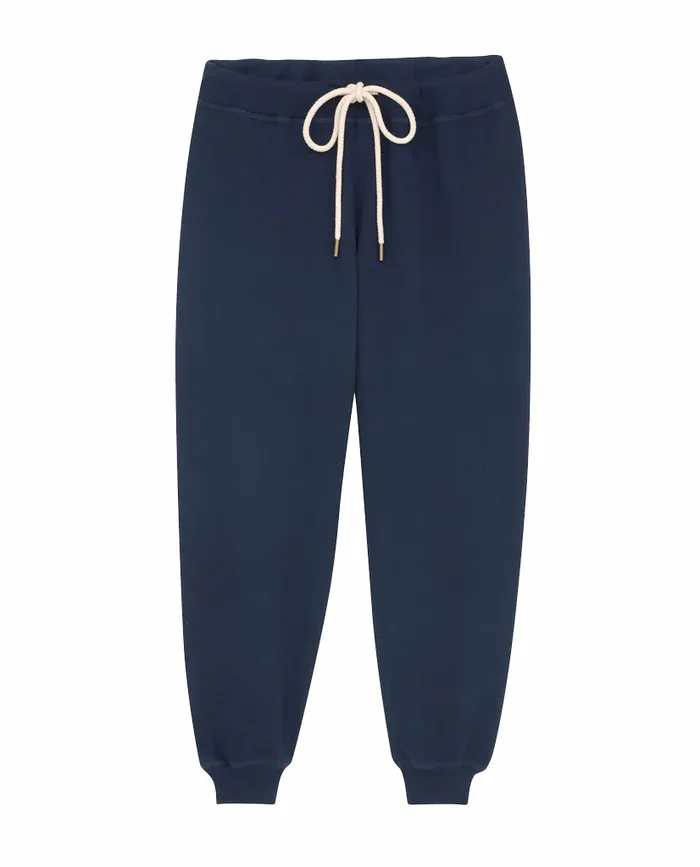 Sweatpants Women The Great The Cropped Sweatpant Solid True Navy Sweatpants Women The Great The Cropped Sweatpant Solid True Navy