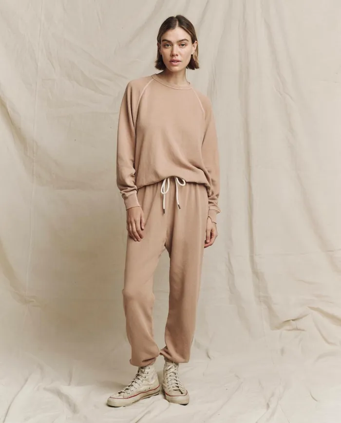 Sweatpants Women The Great The Stadium Sweatpant Solid Biscotti Sweatpants Women The Great The Stadium Sweatpant Solid Biscotti