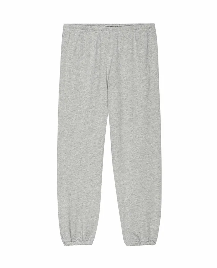 Sweatpants Women The Great The Stadium Sweatpant Solid Soft Heather Grey