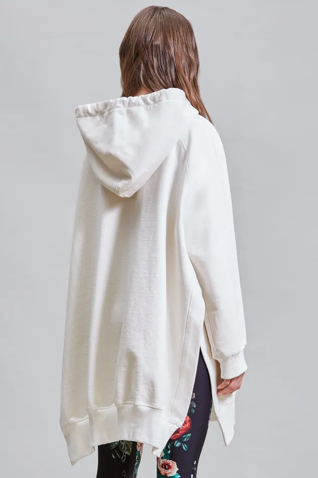 Sweatshirts R13 Women Oversized Hoodie Cape 8211 White