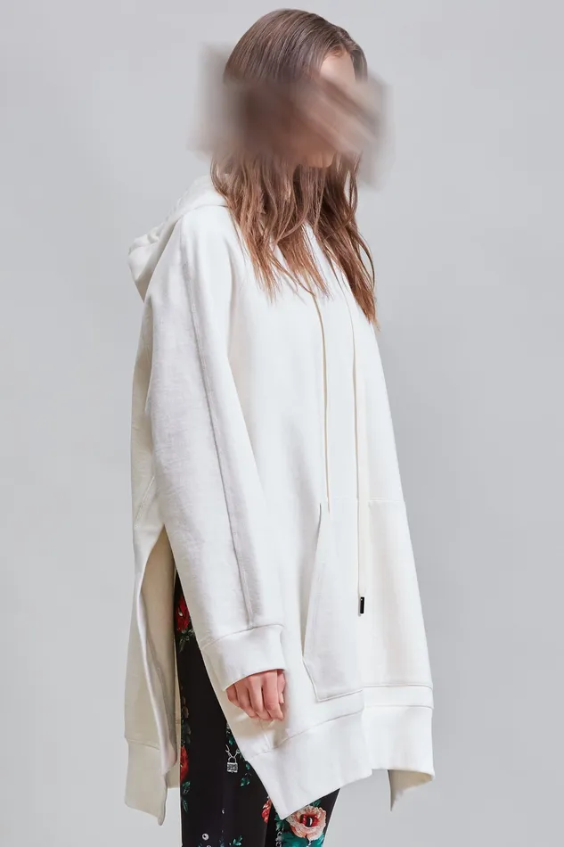 Sweatshirts R13 Women Oversized Hoodie Cape 8211 White