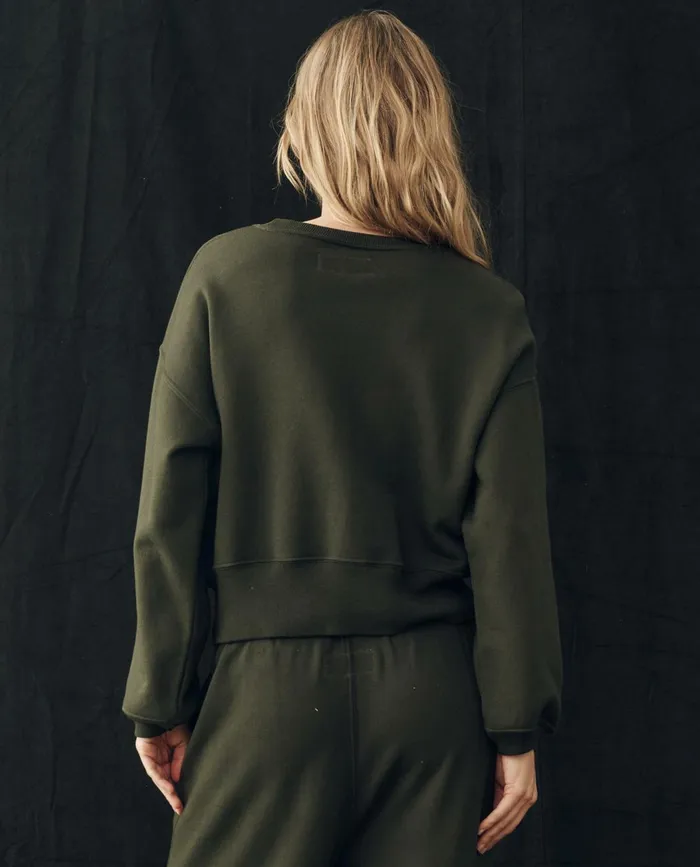 Sweatshirts Women The Great The League Sweatshirt Woodland Green Sweatshirts Women The Great The League Sweatshirt Woodland Green