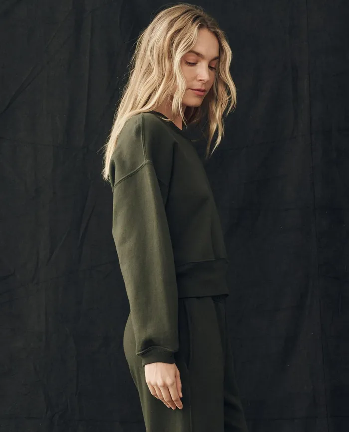 Sweatshirts Women The Great The League Sweatshirt Woodland Green Sweatshirts Women The Great The League Sweatshirt Woodland Green