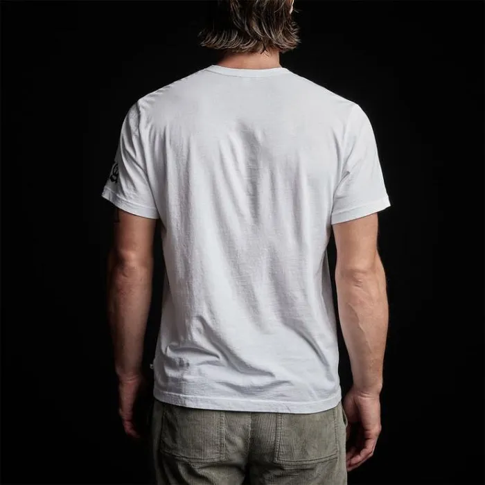 TShirts Men James Perse LA Gothic Short Sleeve Crew White