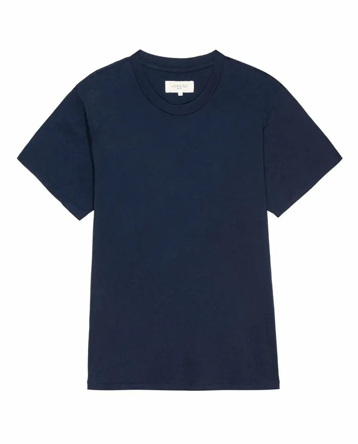 Tees and Sweats Men The Great The Men039s Slim Tee True Navy
