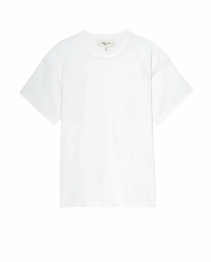 Tees and Sweats Men The Great The Men039s Slim Tee True White