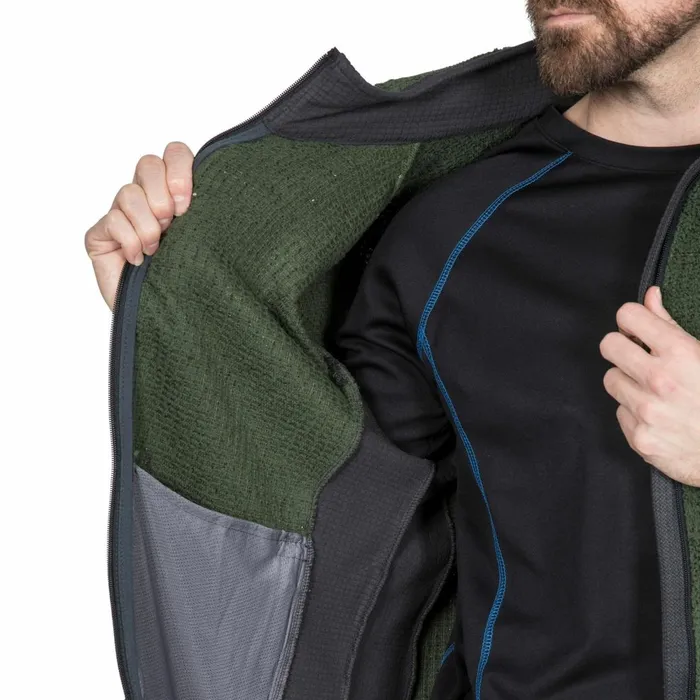 Templetonpeck Fleece Jacket Thyme Men Trespass Fleeces