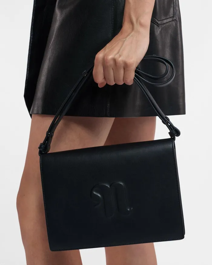 The Concertina Large Black WomenMen Nanushka Bags