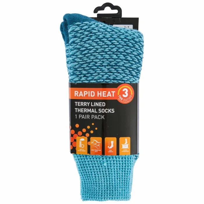Thermski Unisex Thermal Socks Nordic Stripe Women Trespass Socks