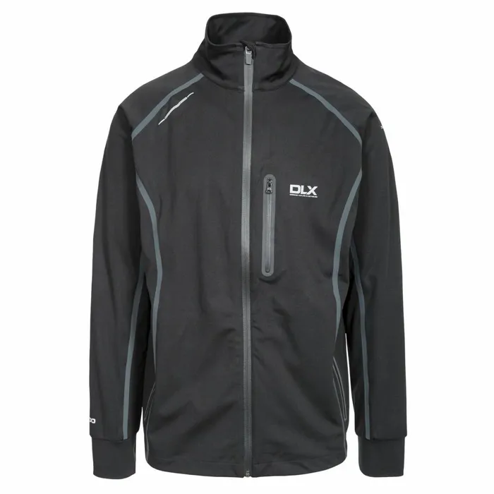 Thomson DLX Breathable Softshell Jacket Black Men Trespass Softshell Jackets