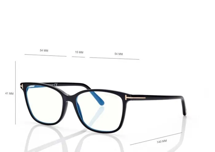 TOM FORD Blue Block Collection Women BLUE BLOCK SOFT SQUARE OPTICALS TOM FORD Blue Block Collection Women BLUE BLOCK SOFT SQUARE OPTICALS