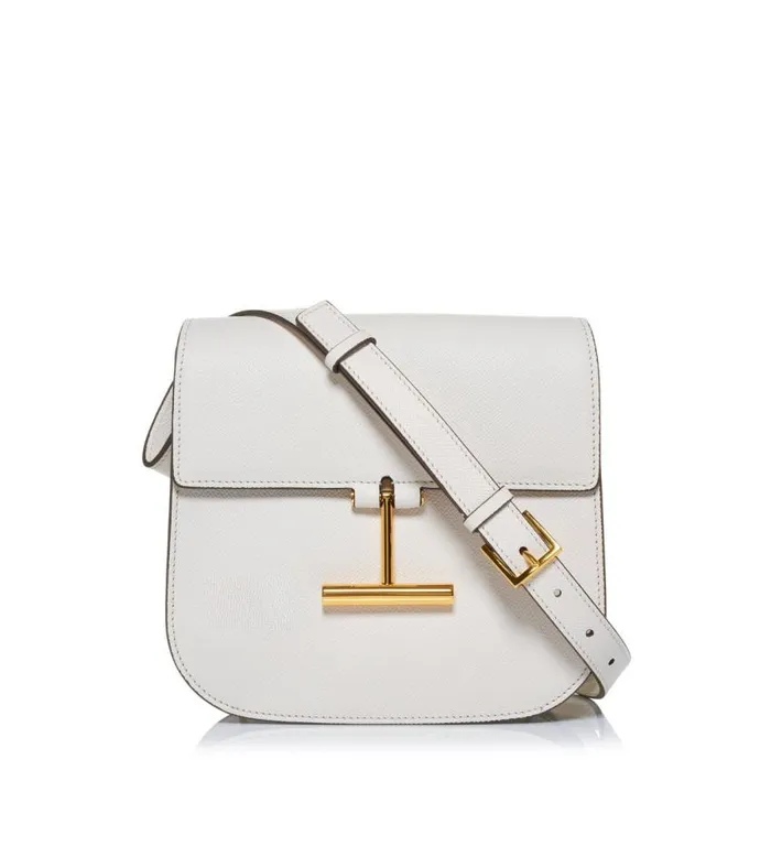 TOM FORD Cross Body Bags Women GRAIN LEATHER TARA CROSSBODY BAG Chalk