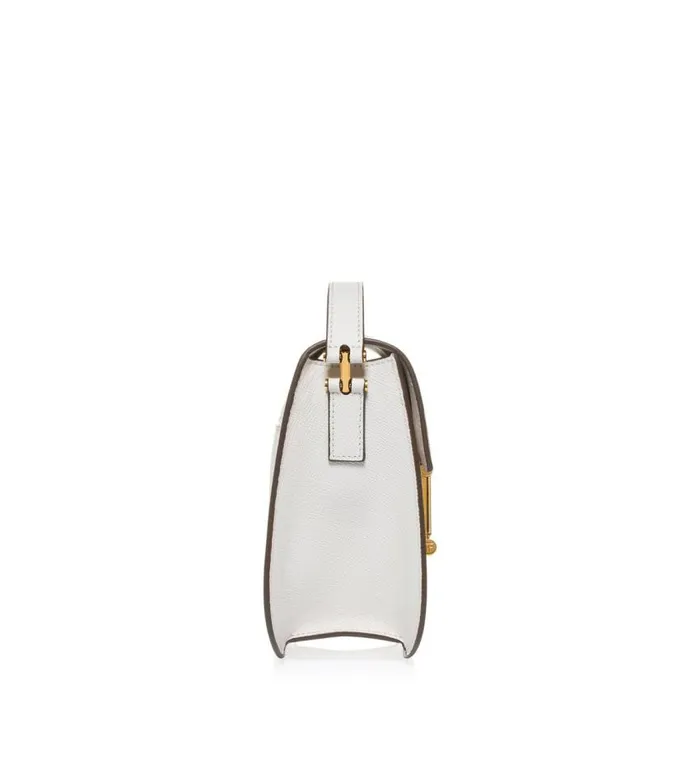 TOM FORD Cross Body Bags Women GRAIN LEATHER TARA CROSSBODY BAG Chalk TOM FORD Cross Body Bags Women GRAIN LEATHER TARA CROSSBODY BAG Chalk