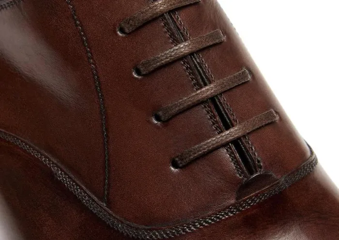 TOM FORD LaceUps Men BURNISHED LEATHER ELKAN LACE UP Dark Cigar TOM FORD LaceUps Men BURNISHED LEATHER ELKAN LACE UP Dark Cigar